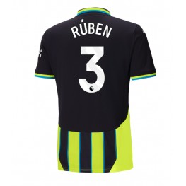 Manchester City Ruben Dias #3 Uit tenue 2024-25 Korte Mouw