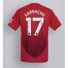 Manchester United Alejandro Garnacho #17 Thuis tenue 2024-25 Korte Mouw