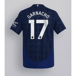 Manchester United Alejandro Garnacho #17 Uit tenue 2024-25 Korte Mouw