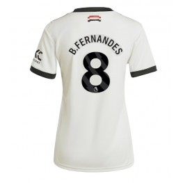 Manchester United Bruno Fernandes #8 Derde tenue Dames 2024-25 Korte Mouw