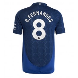 Manchester United Bruno Fernandes #8 Uit tenue 2024-25 Korte Mouw