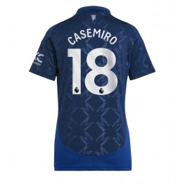 Manchester United Casemiro #18 Uit tenue Dames 2024-25 Korte Mouw