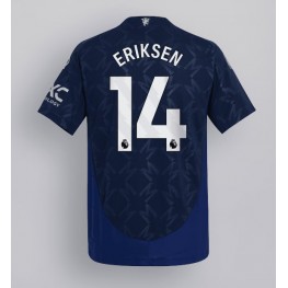 Manchester United Christian Eriksen #14 Uit tenue 2024-25 Korte Mouw