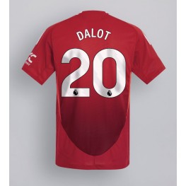 Manchester United Diogo Dalot #20 Thuis tenue 2024-25 Korte Mouw