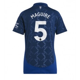 Manchester United Harry Maguire #5 Uit tenue Dames 2024-25 Korte Mouw