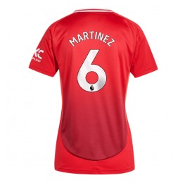 Manchester United Lisandro Martinez #6 Thuis tenue Dames 2024-25 Korte Mouw