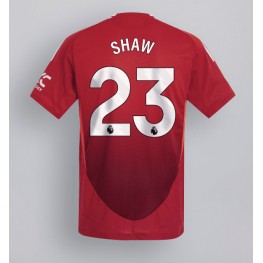 Manchester United Luke Shaw #23 Thuis tenue 2024-25 Korte Mouw