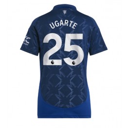 Manchester United Manuel Ugarte #25 Uit tenue Dames 2024-25 Korte Mouw