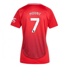 Manchester United Mason Mount #7 Thuis tenue Dames 2024-25 Korte Mouw