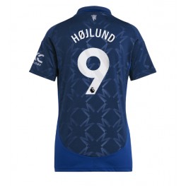 Manchester United Rasmus Hojlund #9 Uit tenue Dames 2024-25 Korte Mouw