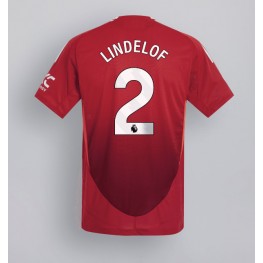 Manchester United Victor Lindelof #2 Thuis tenue 2024-25 Korte Mouw