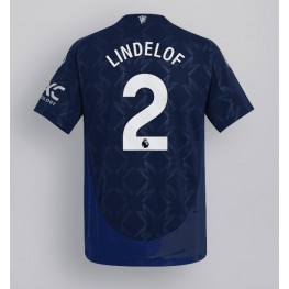 Manchester United Victor Lindelof #2 Uit tenue 2024-25 Korte Mouw