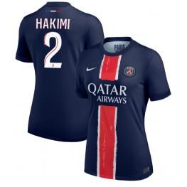 Paris Saint-Germain Achraf Hakimi #2 Thuis tenue Dames 2024-25 Korte Mouw