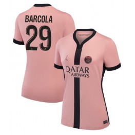 Paris Saint-Germain Bradley Barcola #29 Derde tenue Dames 2024-25 Korte Mouw