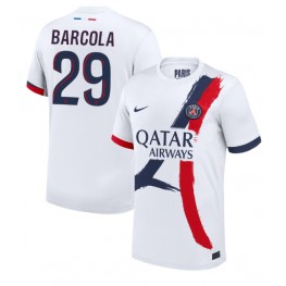 Paris Saint-Germain Bradley Barcola #29 Uit tenue 2024-25 Korte Mouw