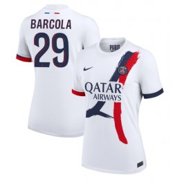 Paris Saint-Germain Bradley Barcola #29 Uit tenue Dames 2024-25 Korte Mouw