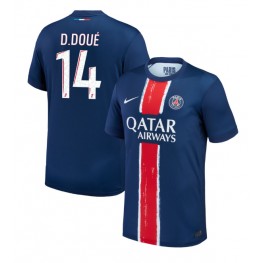 Paris Saint-Germain Desire Doue #14 Thuis tenue 2024-25 Korte Mouw