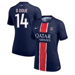 Paris Saint-Germain Desire Doue #14 Thuis tenue Dames 2024-25 Korte Mouw