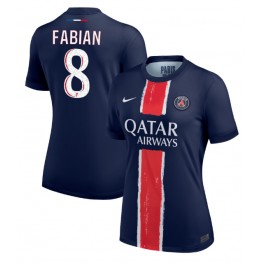 Paris Saint-Germain Fabian Ruiz #8 Thuis tenue Dames 2024-25 Korte Mouw