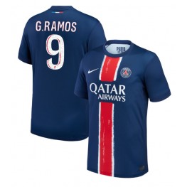 Paris Saint-Germain Goncalo Ramos #9 Thuis tenue 2024-25 Korte Mouw