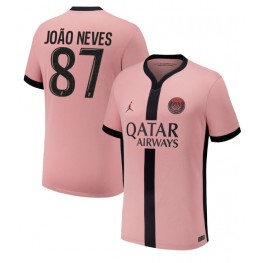 Paris Saint-Germain Joao Neves #87 Derde tenue 2024-25 Korte Mouw