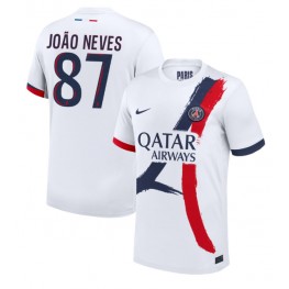 Paris Saint-Germain Joao Neves #87 Uit tenue 2024-25 Korte Mouw