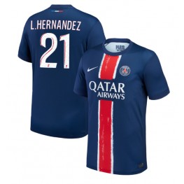 Paris Saint-Germain Lucas Hernandez #21 Thuis tenue 2024-25 Korte Mouw