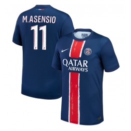 Paris Saint-Germain Marco Asensio #11 Thuis tenue 2024-25 Korte Mouw