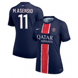 Paris Saint-Germain Marco Asensio #11 Thuis tenue Dames 2024-25 Korte Mouw