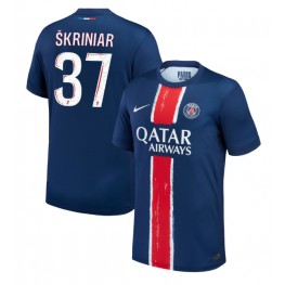 Paris Saint-Germain Milan Skriniar #37 Thuis tenue 2024-25 Korte Mouw