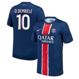 Paris Saint-Germain Ousmane Dembele #10 Thuis tenue 2024-25 Korte Mouw