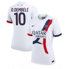 Paris Saint-Germain Ousmane Dembele #10 Uit tenue Dames 2024-25 Korte Mouw