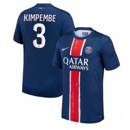 Paris Saint-Germain Presnel Kimpembe #3 Thuis tenue 2024-25 Korte Mouw