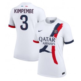 Paris Saint-Germain Presnel Kimpembe #3 Uit tenue Dames 2024-25 Korte Mouw