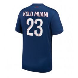 Paris Saint-Germain Randal Kolo Muani #23 Thuis tenue 2024-25 Korte Mouw