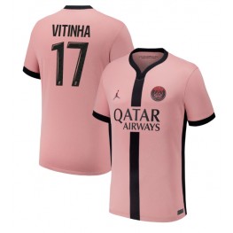 Paris Saint-Germain Vitinha #17 Derde tenue 2024-25 Korte Mouw