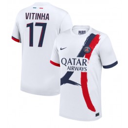 Paris Saint-Germain Vitinha #17 Uit tenue 2024-25 Korte Mouw