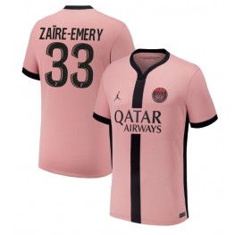 Paris Saint-Germain Warren Zaire-Emery #33 Derde tenue 2024-25 Korte Mouw