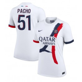 Paris Saint-Germain Willian Pacho #51 Uit tenue Dames 2024-25 Korte Mouw