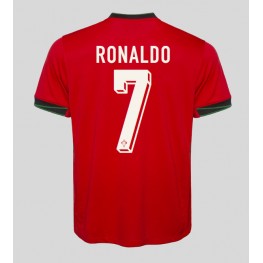 Portugal Cristiano Ronaldo #7 Thuis tenue EK 2024 Korte Mouw