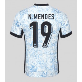 Portugal Nuno Mendes #19 Uit tenue EK 2024 Korte Mouw