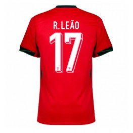 Portugal Rafael Leao #17 Thuis tenue EK 2024 Korte Mouw