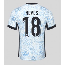 Portugal Ruben Neves #18 Uit tenue EK 2024 Korte Mouw