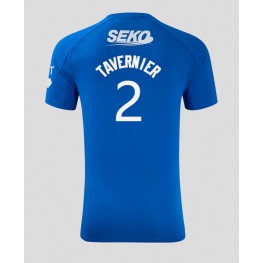 Rangers James Tavernier #2 Thuis tenue 2024-25 Korte Mouw