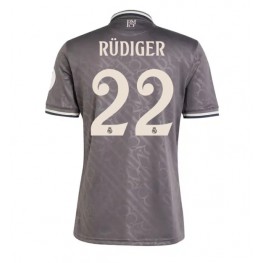 Real Madrid Antonio Rudiger #22 Derde tenue 2024-25 Korte Mouw