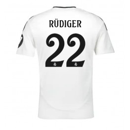 Real Madrid Antonio Rudiger #22 Thuis tenue 2024-25 Korte Mouw