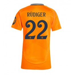 Real Madrid Antonio Rudiger #22 Uit tenue Dames 2024-25 Korte Mouw