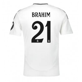 Real Madrid Brahim Diaz #21 Thuis tenue 2024-25 Korte Mouw