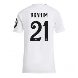 Real Madrid Brahim Diaz #21 Thuis tenue Dames 2024-25 Korte Mouw