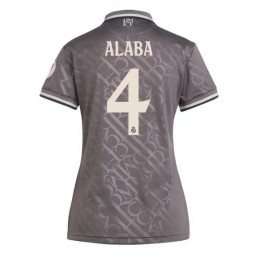 Real Madrid David Alaba #4 Derde tenue Dames 2024-25 Korte Mouw